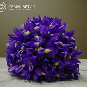 Монобукет   из ирисов